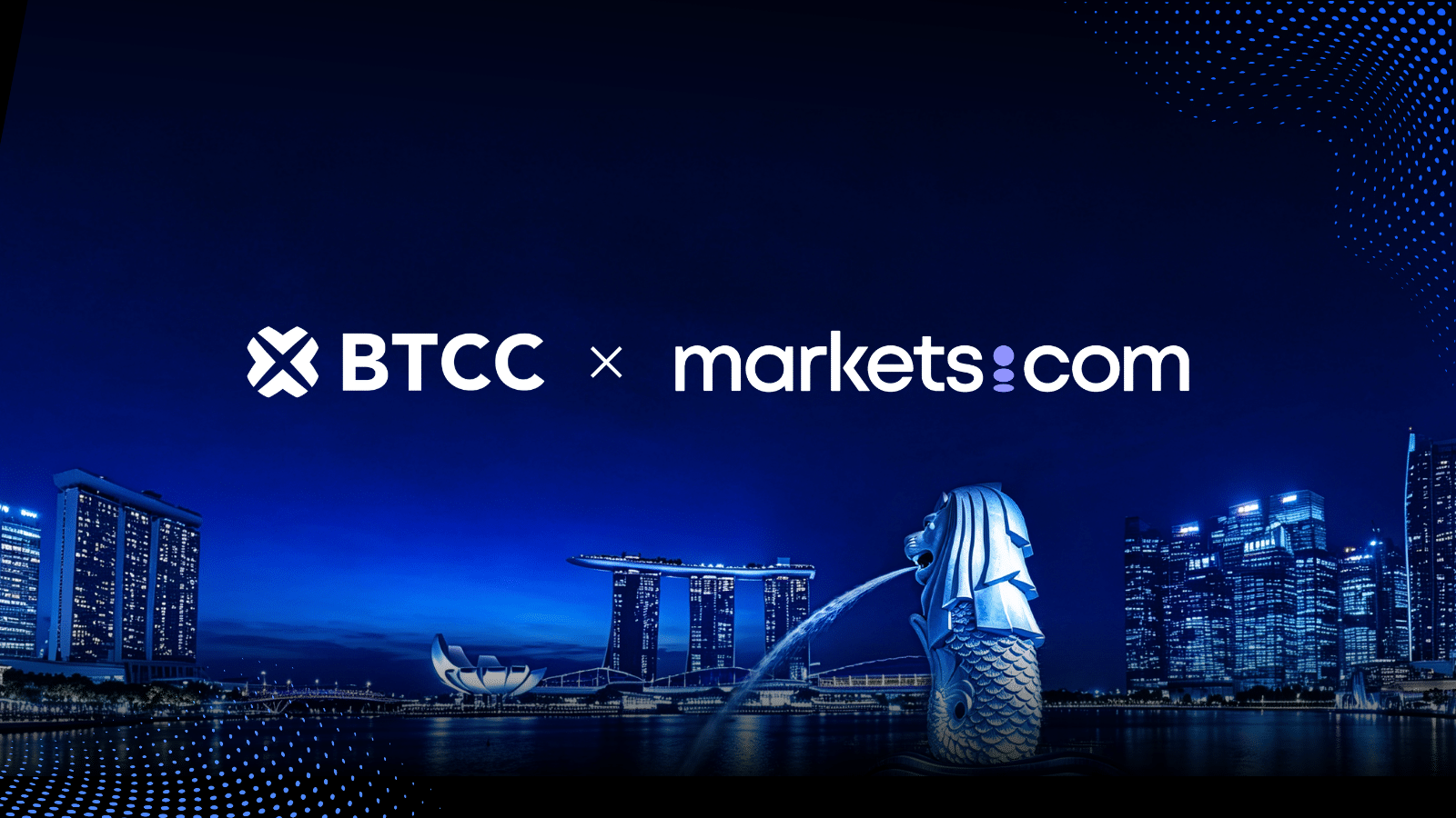 BTCC and Markets.com partnership announcement